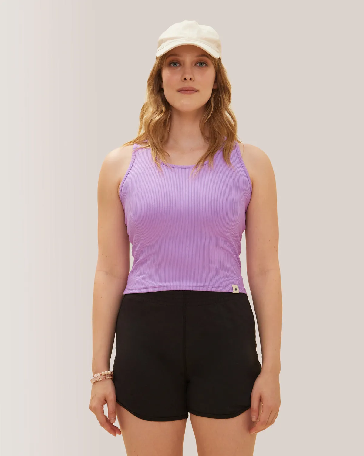 Rib Zen Tank Top - Mulberry