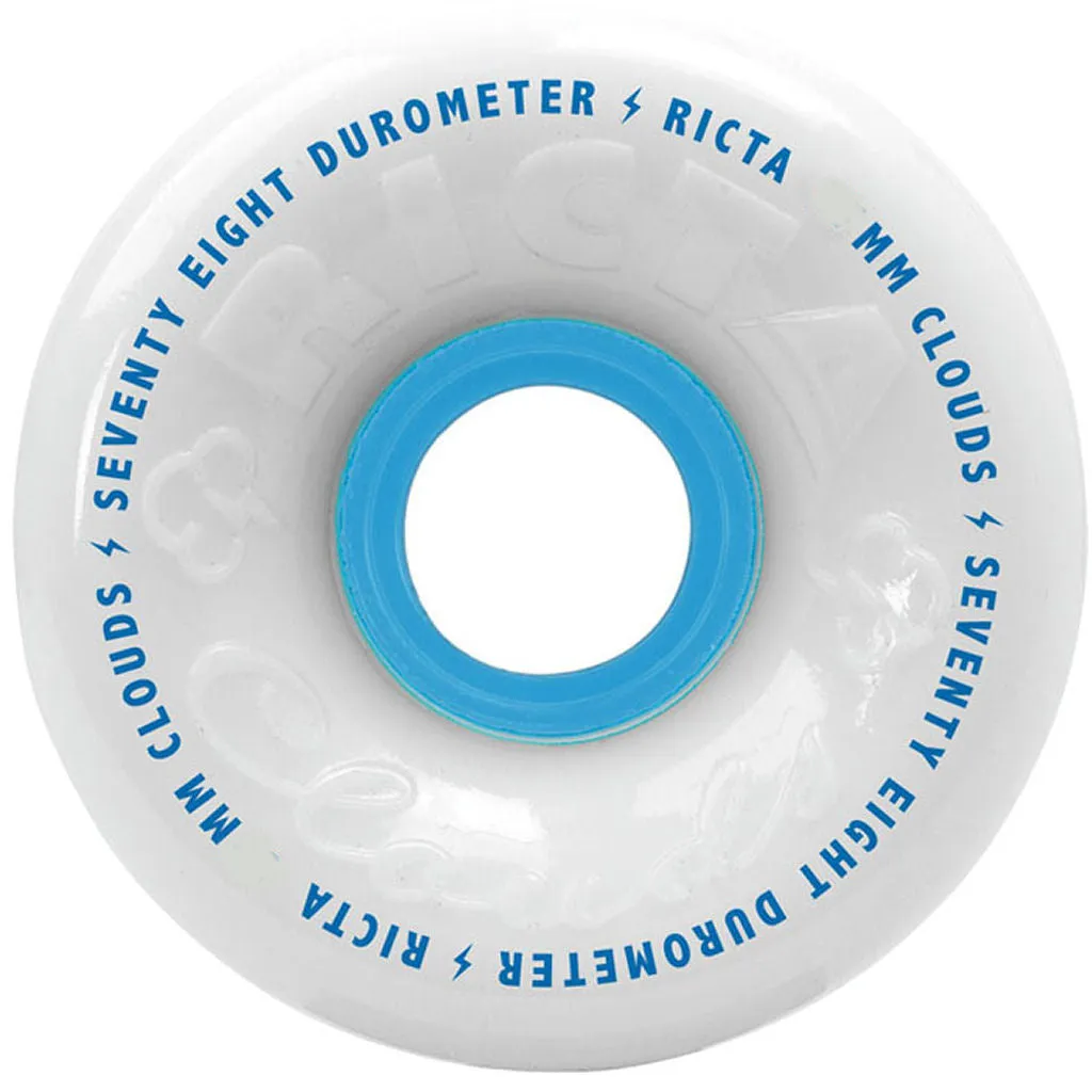 Ricta Wheels Clouds 78A 60mm White Blue