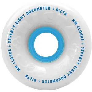 Ricta Wheels Clouds 78A 60mm White Blue