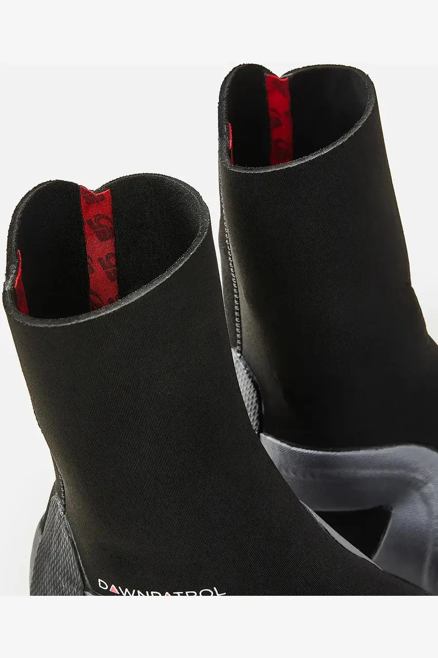 RIP CURL DAWN PATROL 3MM SPLIT TOE BOOTIE - BLACK
