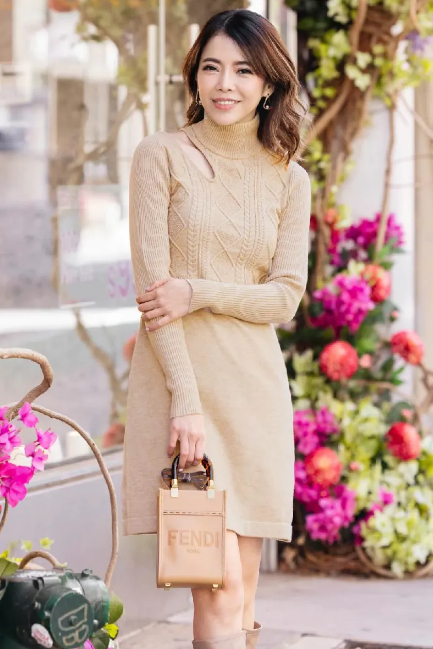 Saffron Knit Dress