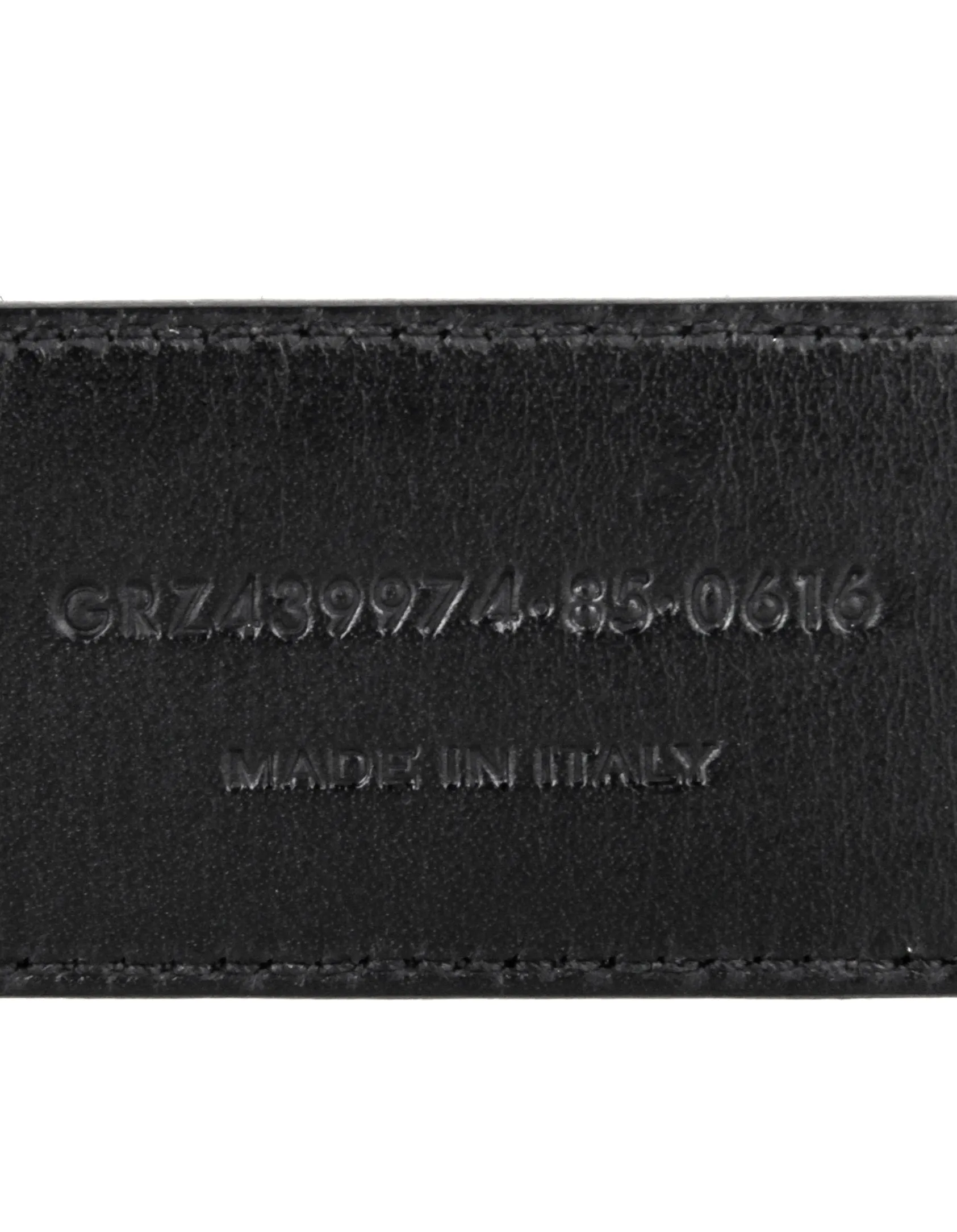 Saint Laurent Brown Suede Logo Buckle Belt sz 85