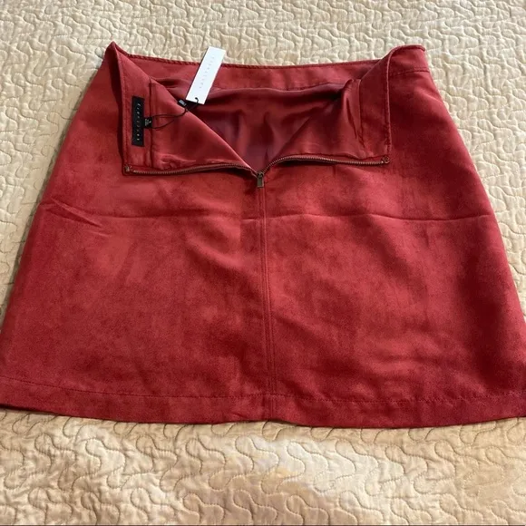 “SANCTUARY” Faux Suede Serina Mini Skirt