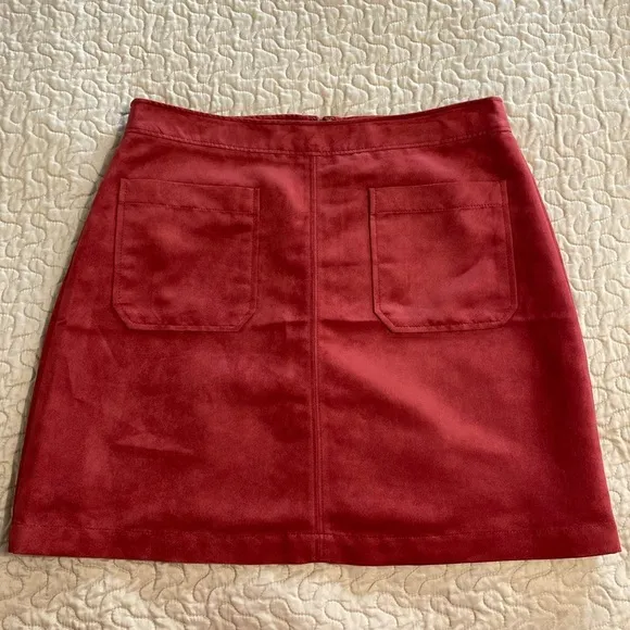“SANCTUARY” Faux Suede Serina Mini Skirt