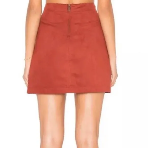 “SANCTUARY” Faux Suede Serina Mini Skirt
