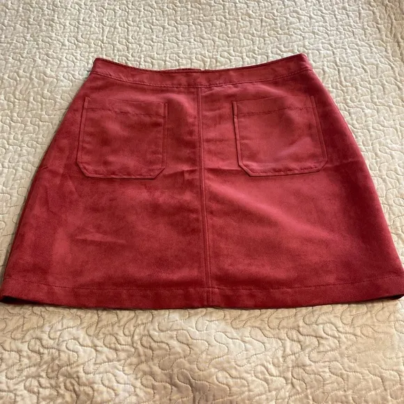“SANCTUARY” Faux Suede Serina Mini Skirt