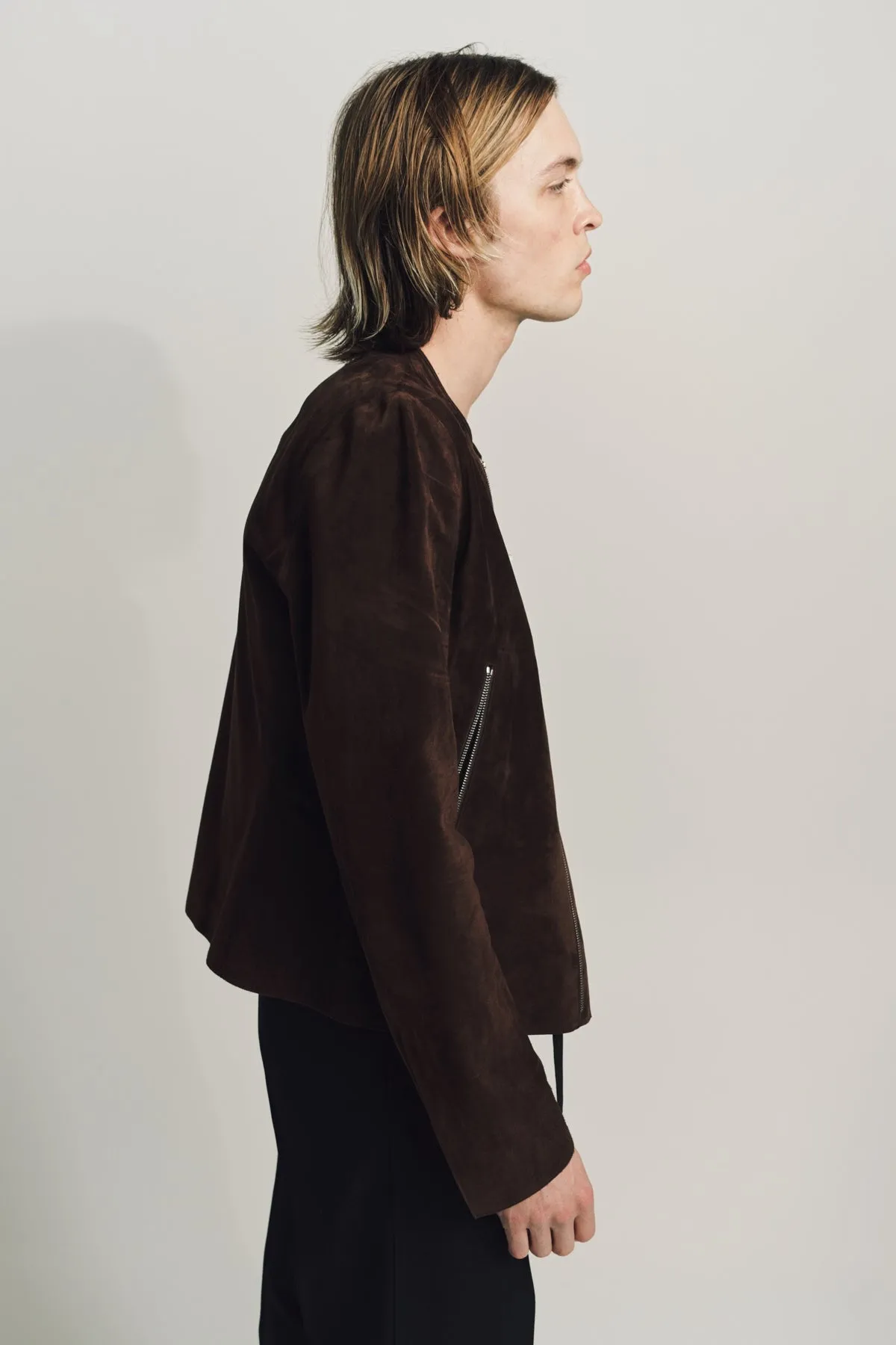 SAPIO | SUEDE ZIP JACKET