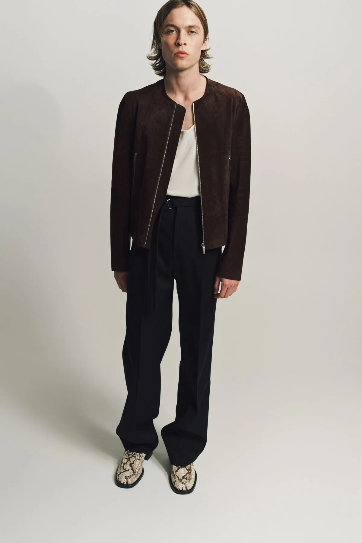 SAPIO | SUEDE ZIP JACKET