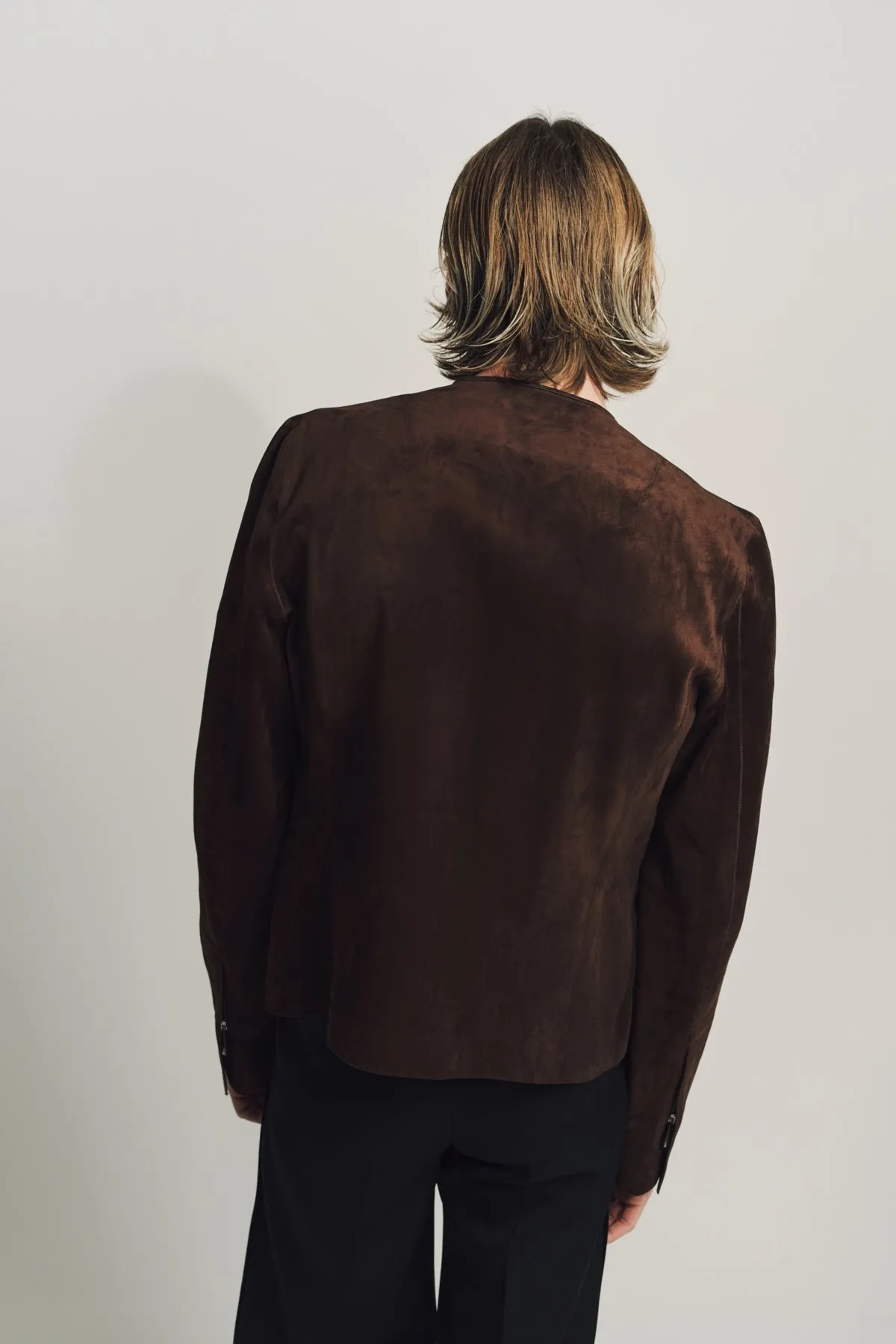 SAPIO | SUEDE ZIP JACKET