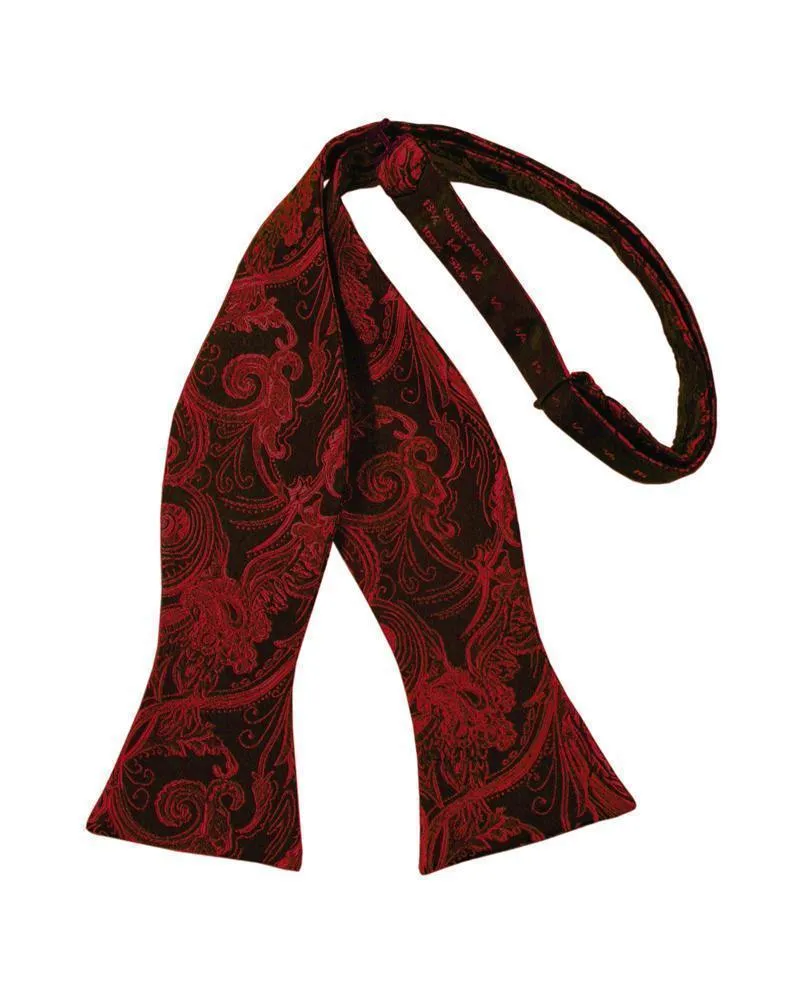 Scarlet Tapestry Bow Tie