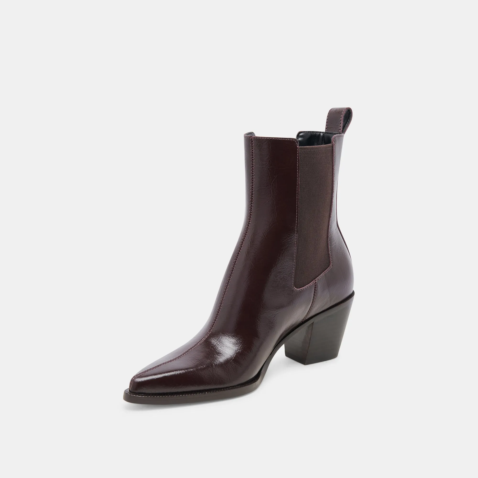 SHADIE H2O BOOTIES MULBERRY CRINKLE PATENT