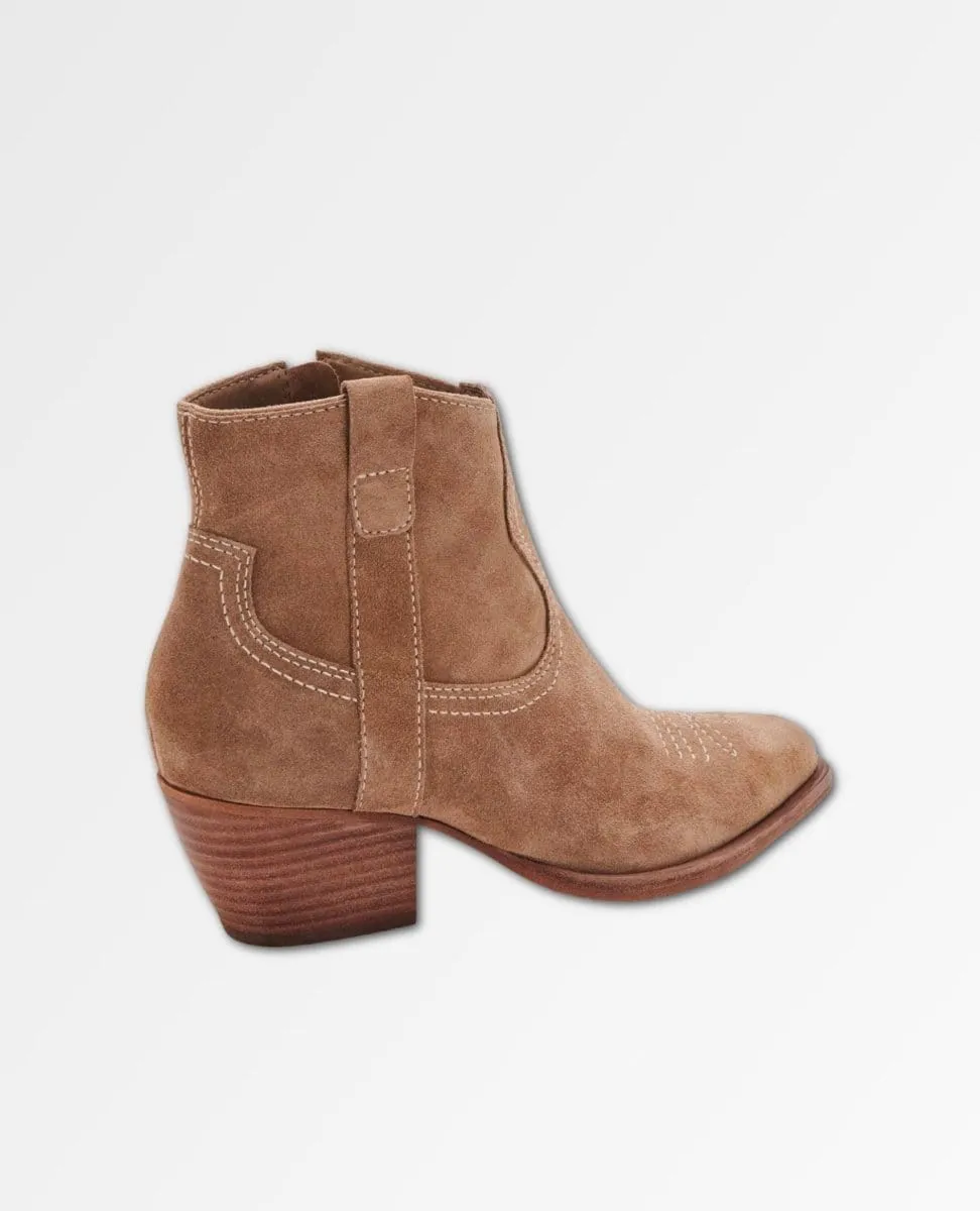 Silma Booties Truffle Suede