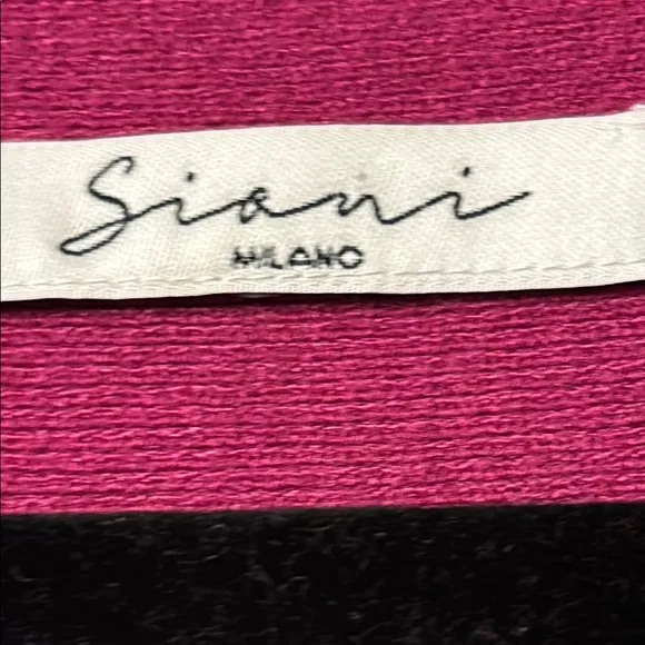 Sioni Milano Pink Sweater with Feather Cuffs
