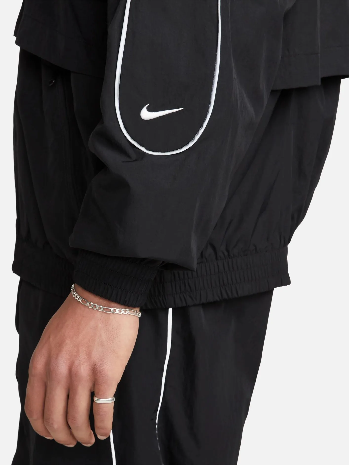 Solo Swoosh Woven Jacket "Black"