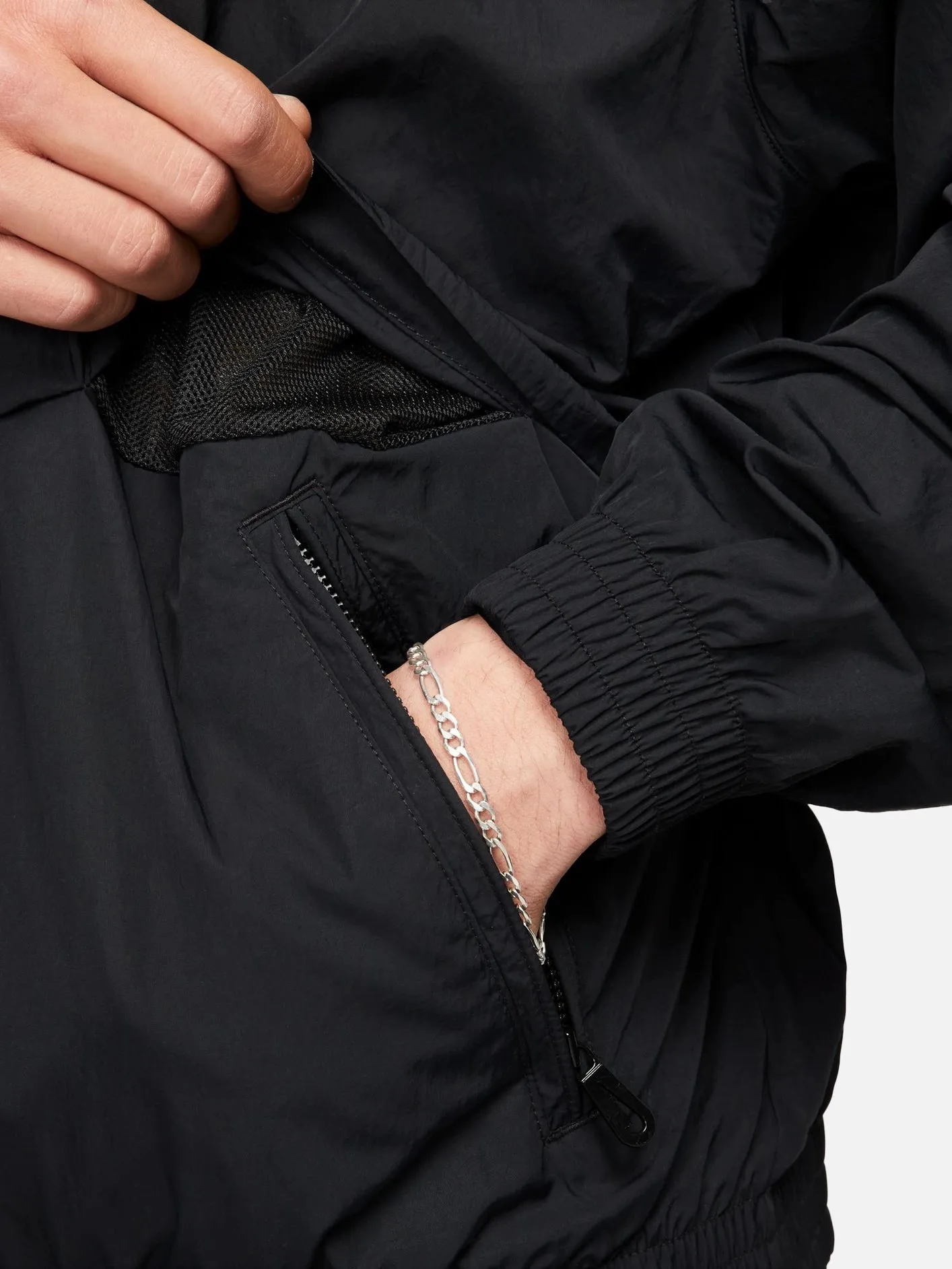 Solo Swoosh Woven Jacket "Black"