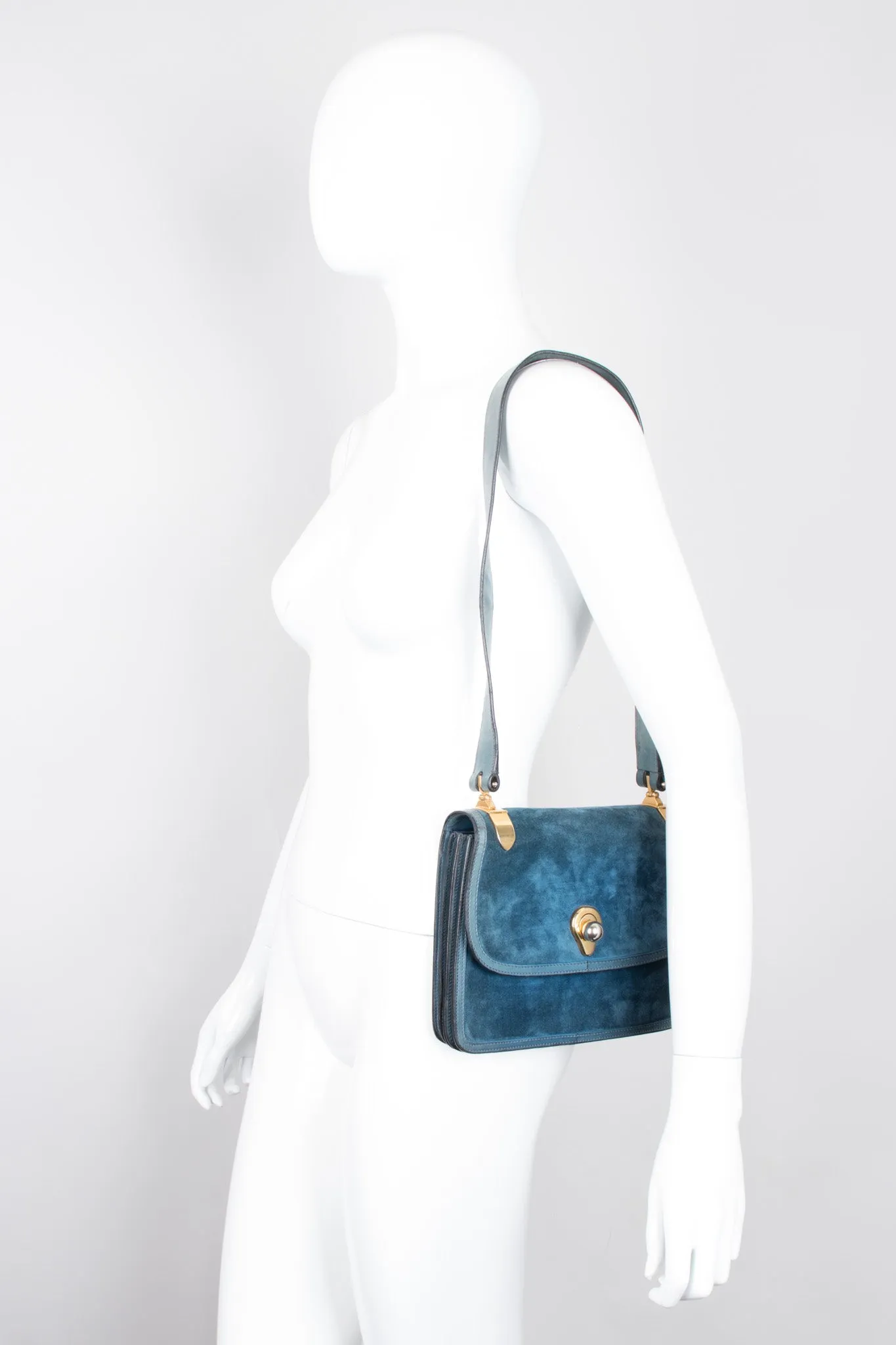 Suede Shoulder Bag