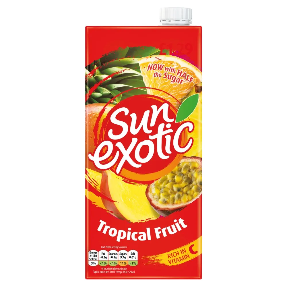 Sun Exotic Tropical Still Juice PMP 1Ltr (Case of 12)