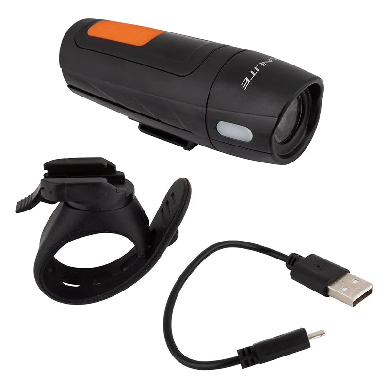 Sunlite Front Power Spot USB Headlight 100 Lumen Black