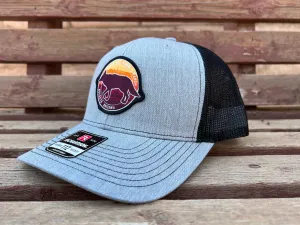 Sunset Coyote Woven Patch Curve Bill
