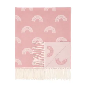 Super Soft Merino Baby Blanket - Pink