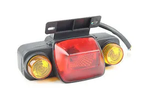 Tail Light Turn Signal Brake Lamp Rear Lamp 12V 24V 36V For eBike Scooter