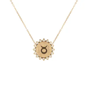 Taurus Sun Zodiac necklace