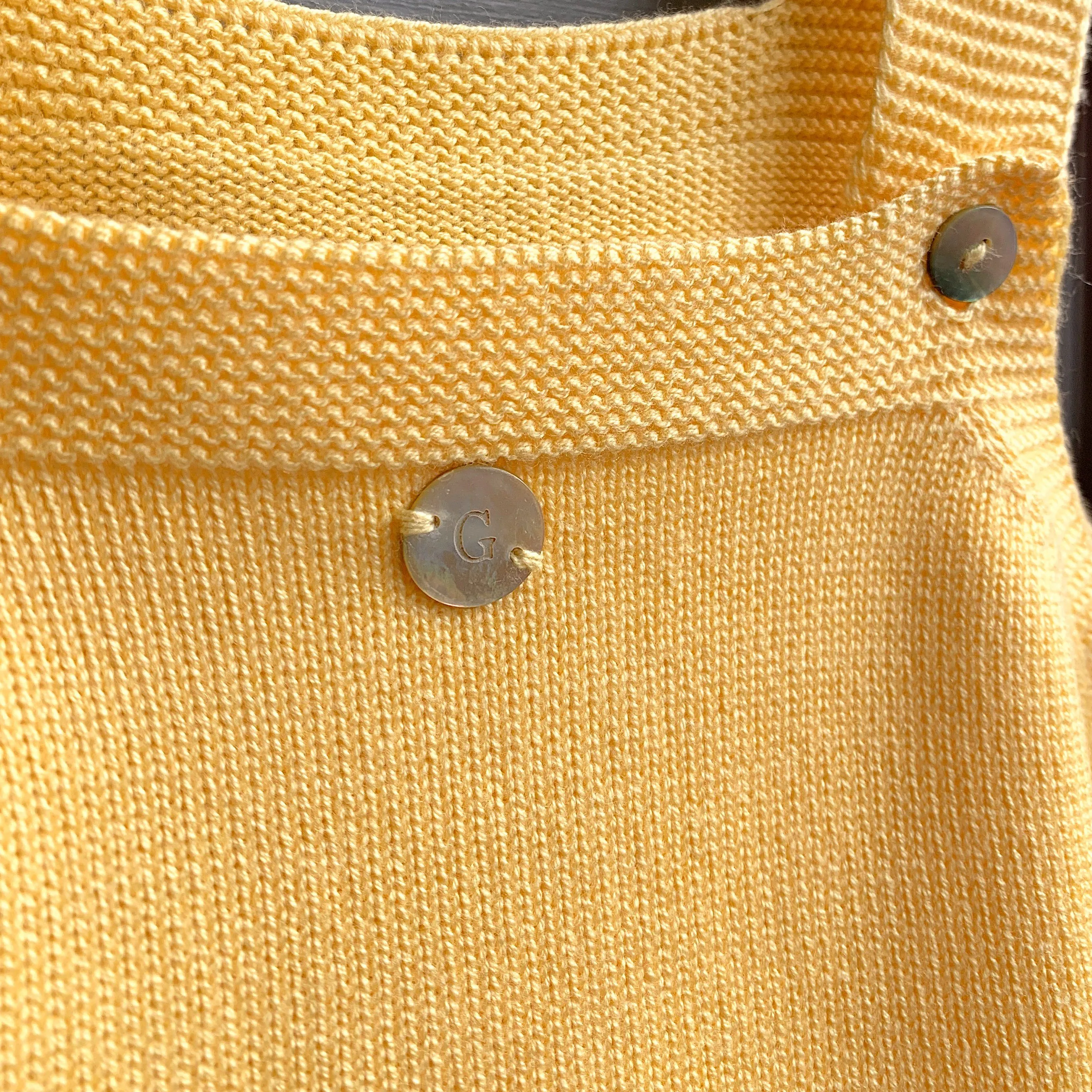 THE Knitted Dungaree Romper - Warm