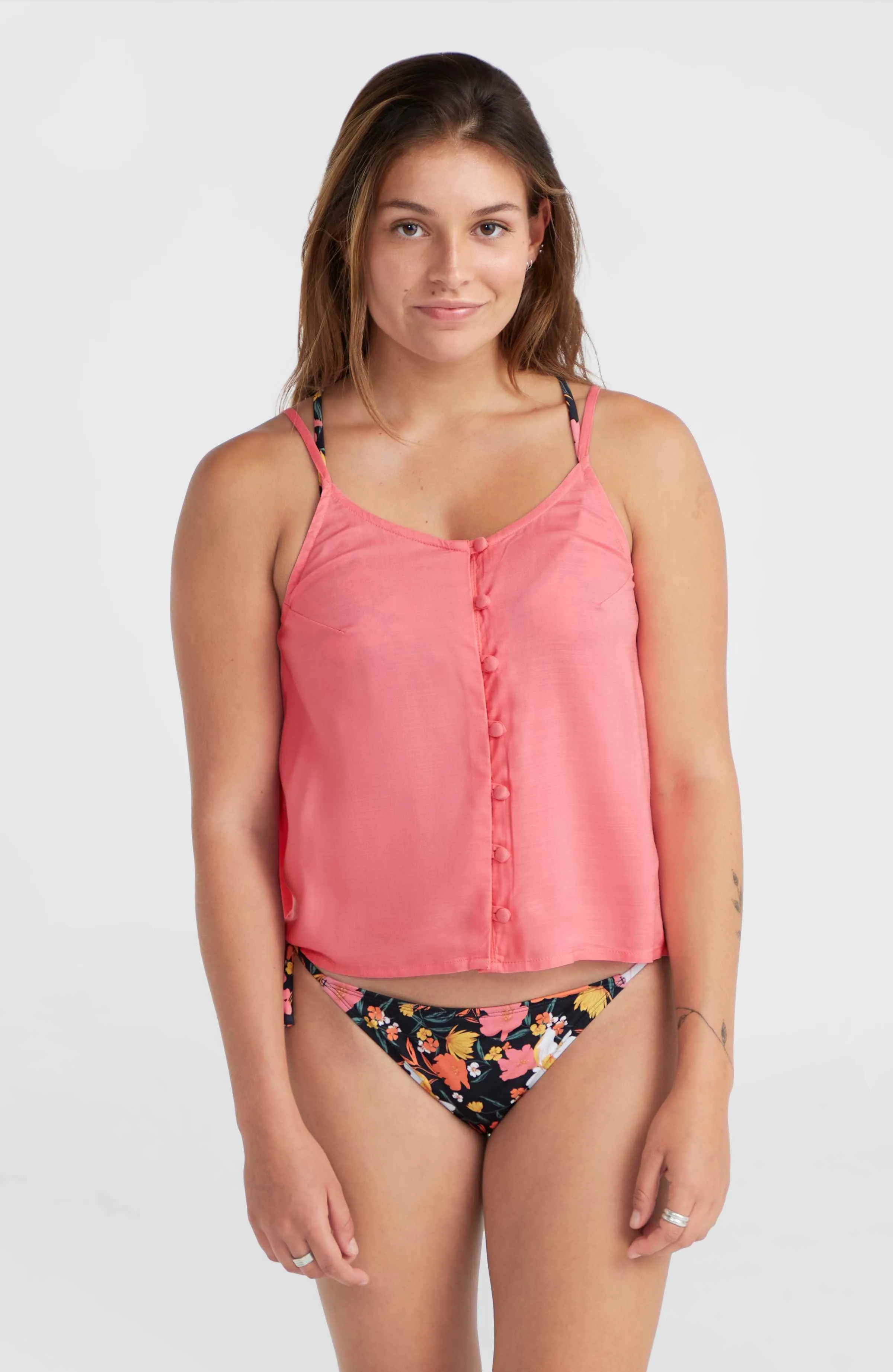 Tiare Woven Tanktop | Perfectly Pink