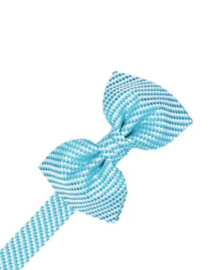 Turquoise Venetian Kids Bow Tie
