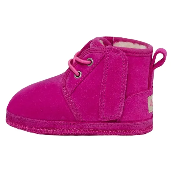 UGG Baby Neumel Pink Booties Size 2/3 NIB NWT