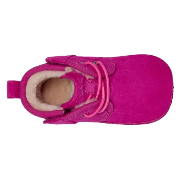 UGG Baby Neumel Pink Booties Size 2/3 NIB NWT