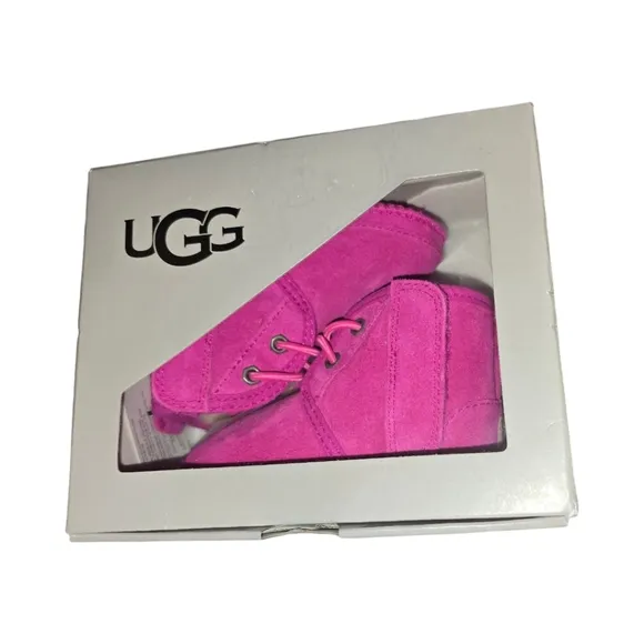 UGG Baby Neumel Pink Booties Size 2/3 NIB NWT