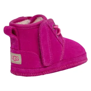 UGG Baby Neumel Pink Booties Size 2/3 NIB NWT