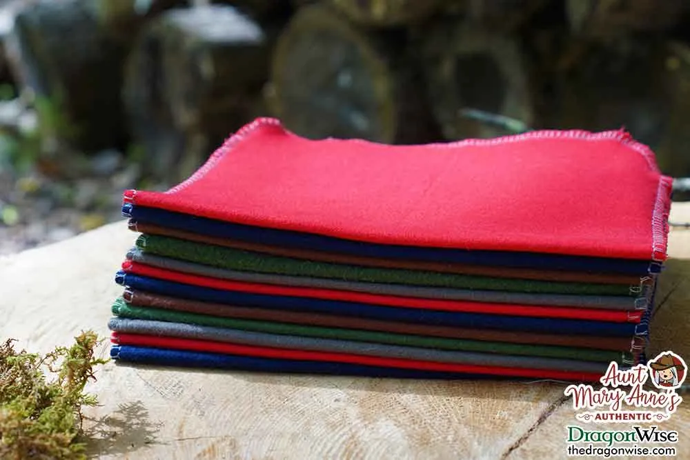Unpaper Reusable Toilet Paper – Handmade Flannel Fabric Emergency Ass Wipes