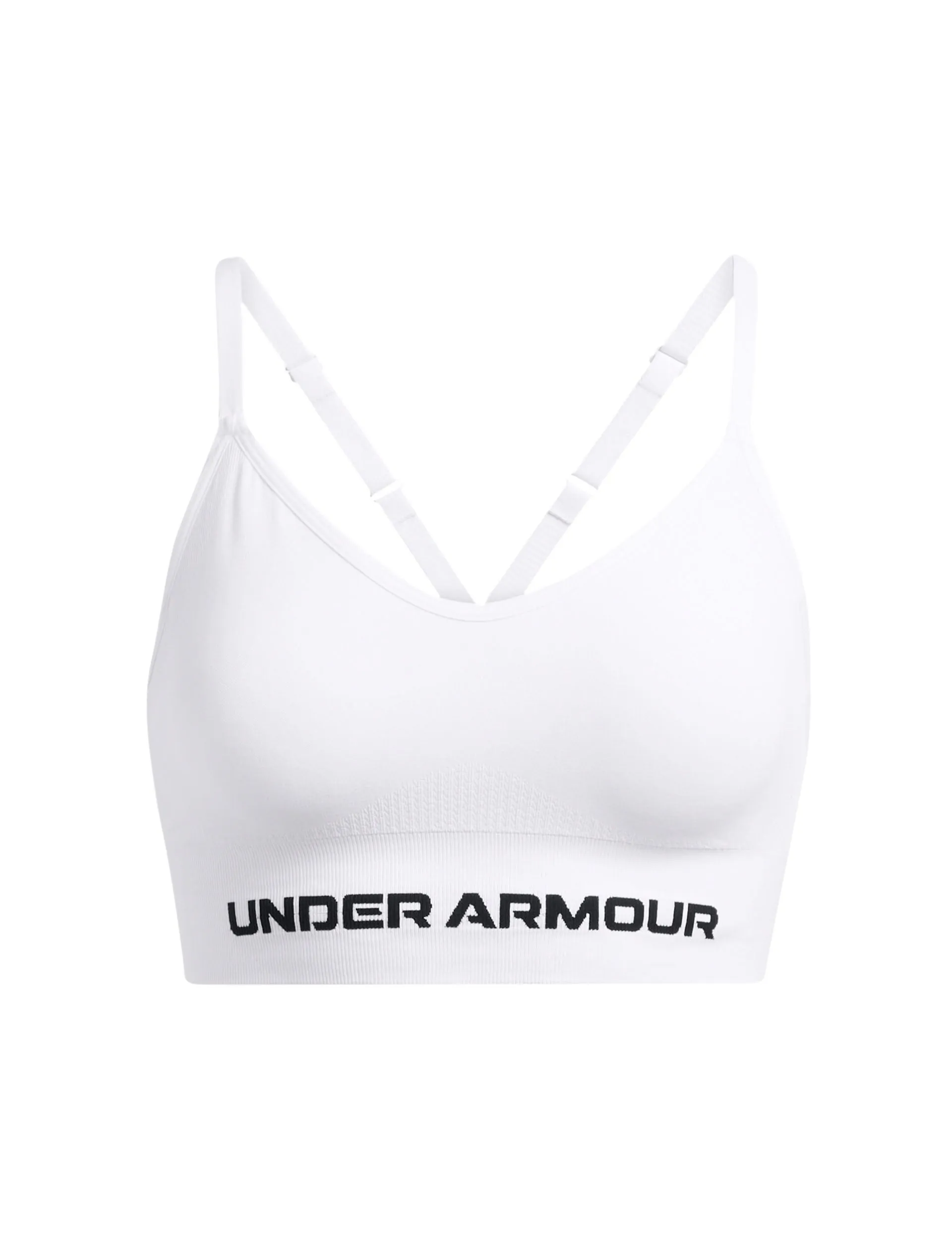 Vanish Seamless Low Sports Bra - White/Black