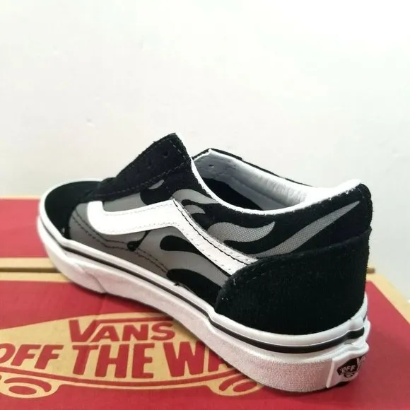 Vans Kids Old Skool Suede Flame Size  11