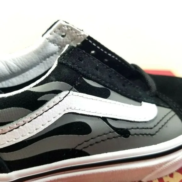 Vans Kids Old Skool Suede Flame Size  11