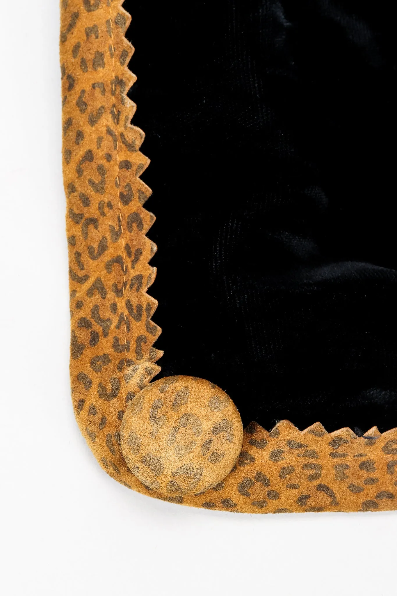 Velvet Patchwork Shawl Collar Coat