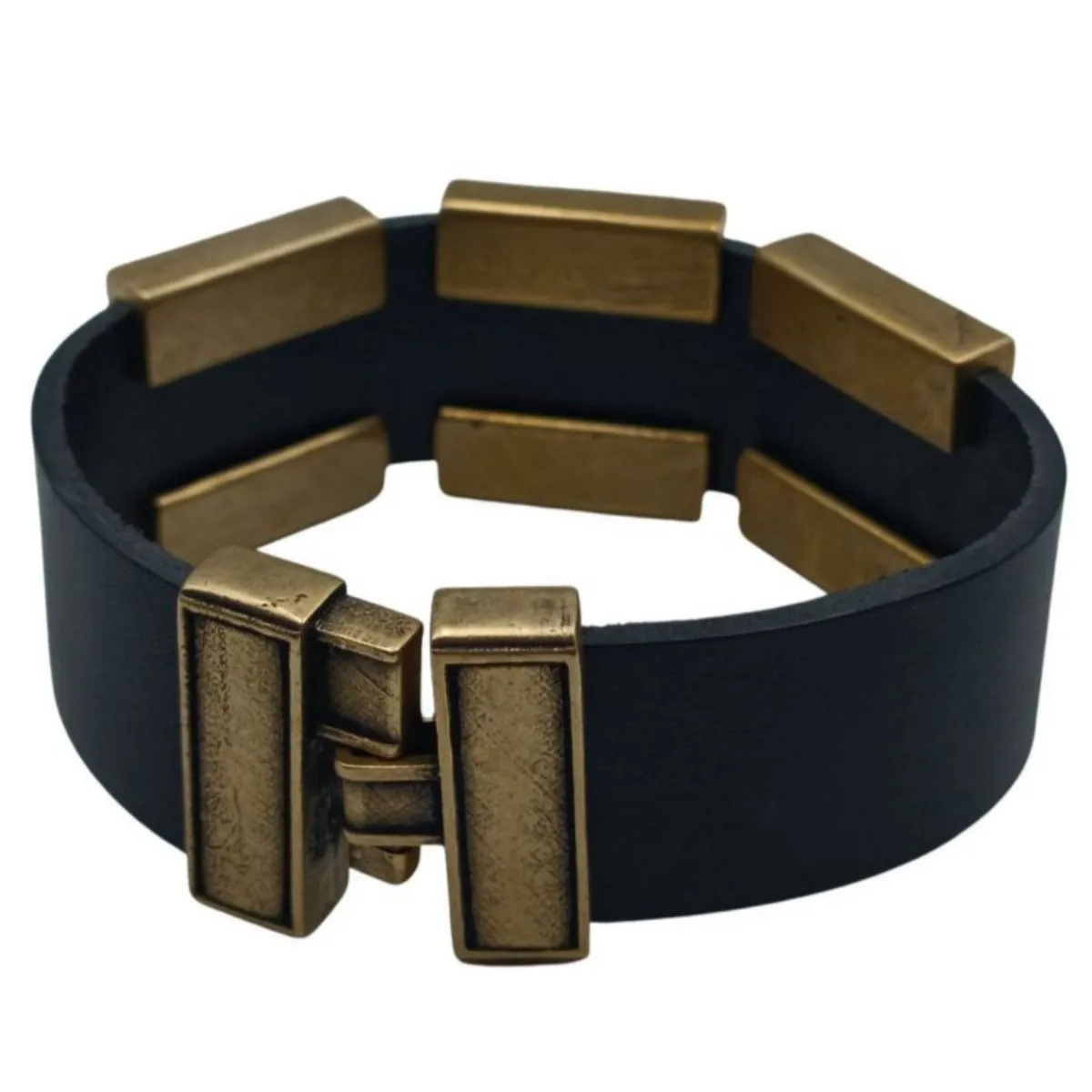 Viking warrior leather bracelet
