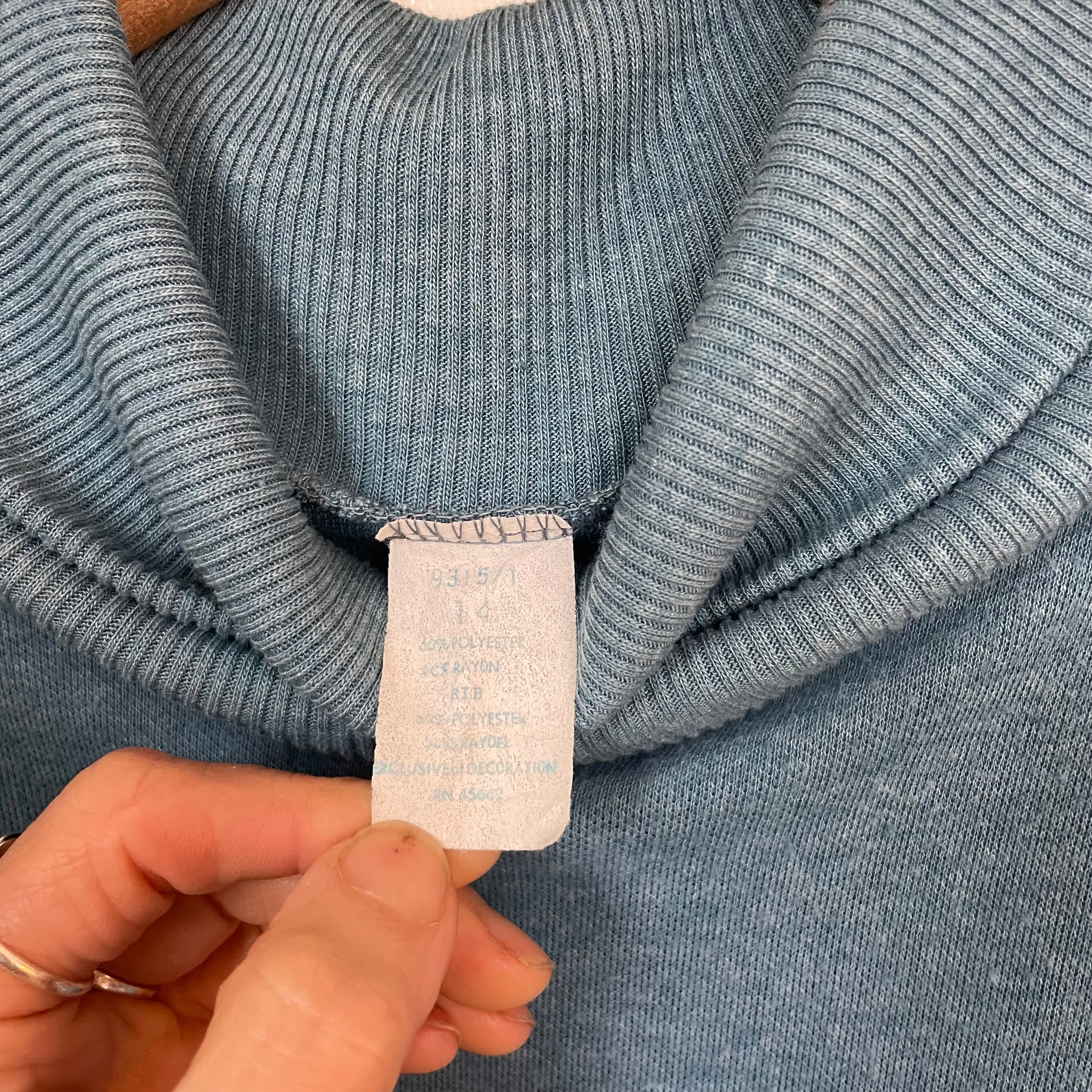 Vintage 50s 60s turtleneck dress with pleated skirt (HT2423)