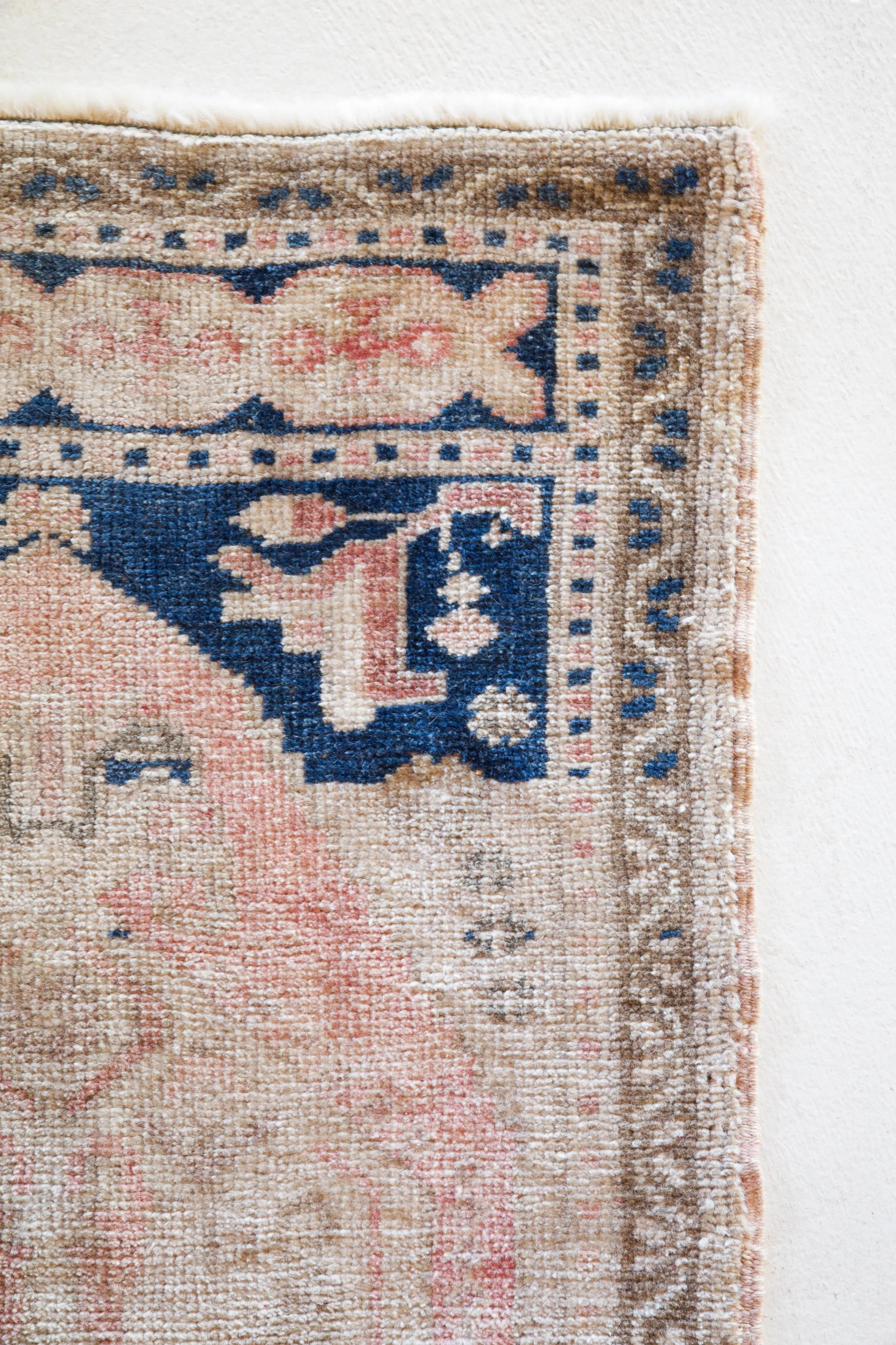 Vintage Mini Turkish Rug 20"x41"