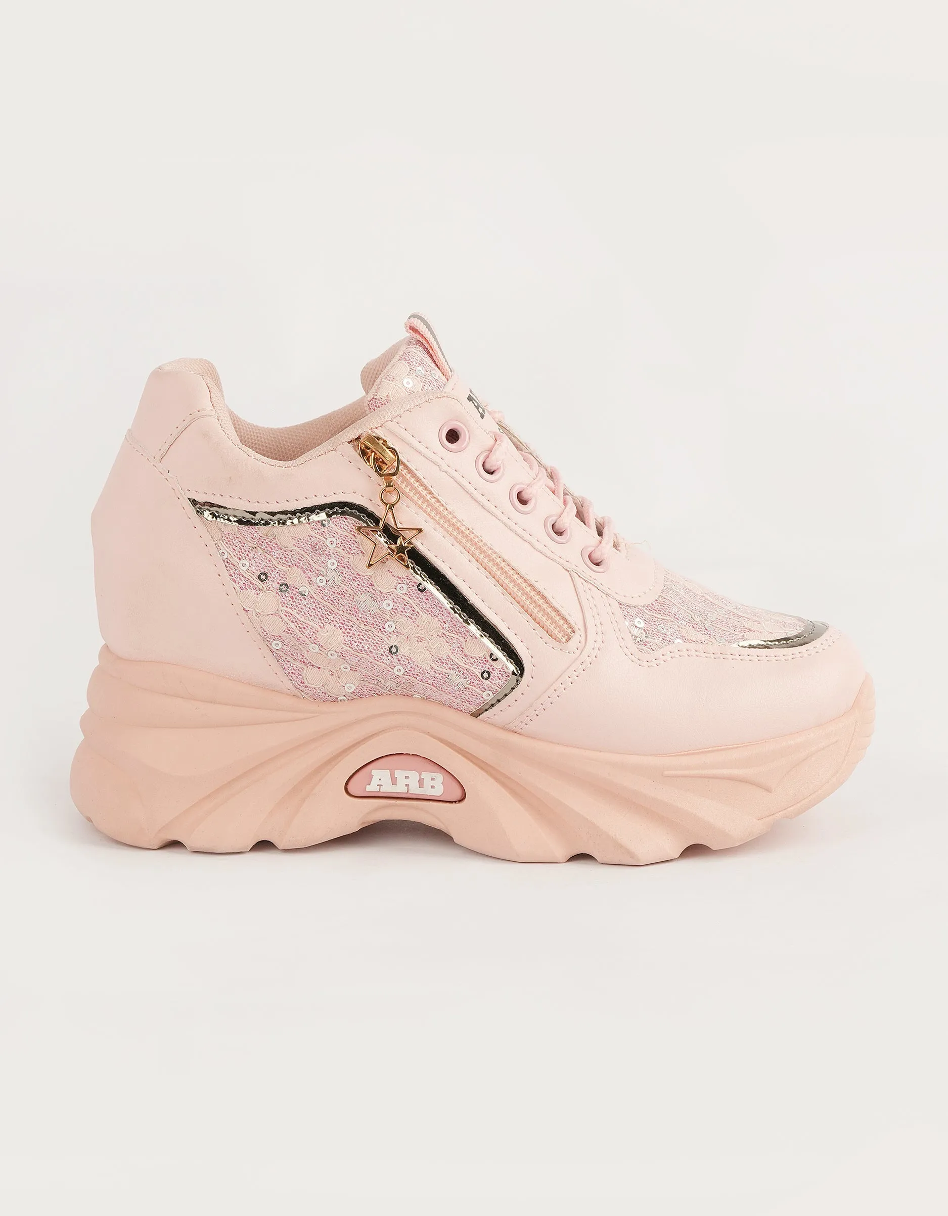 Vogue Pink Chunky Sneakers