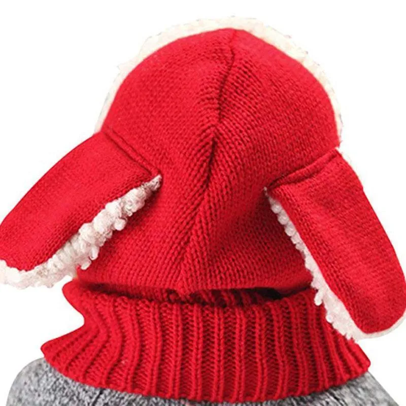 Warm Cozy Bunny Scarf-Beanie