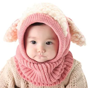 Warm Cozy Bunny Scarf-Beanie