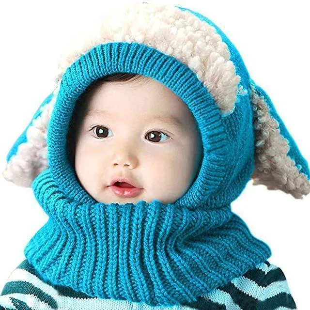 Warm Cozy Bunny Scarf-Beanie