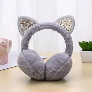 Warm Faux Fur Earmuff Headband Earlap Adjustable Earmuffs