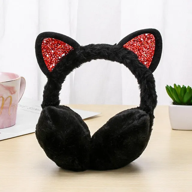 Warm Faux Fur Earmuff Headband Earlap Adjustable Earmuffs
