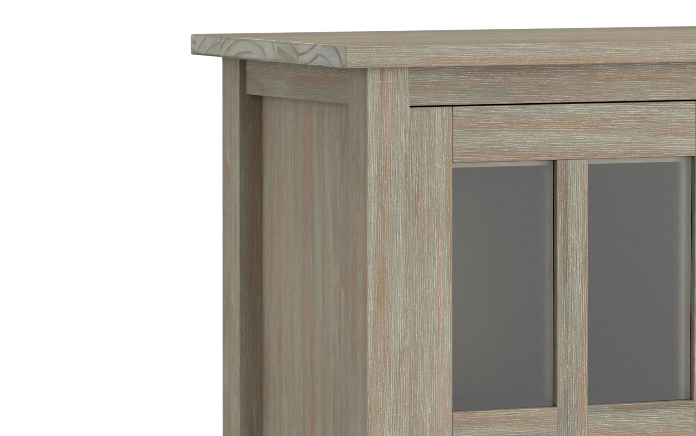 Warm Shaker Low Storage Cabinet