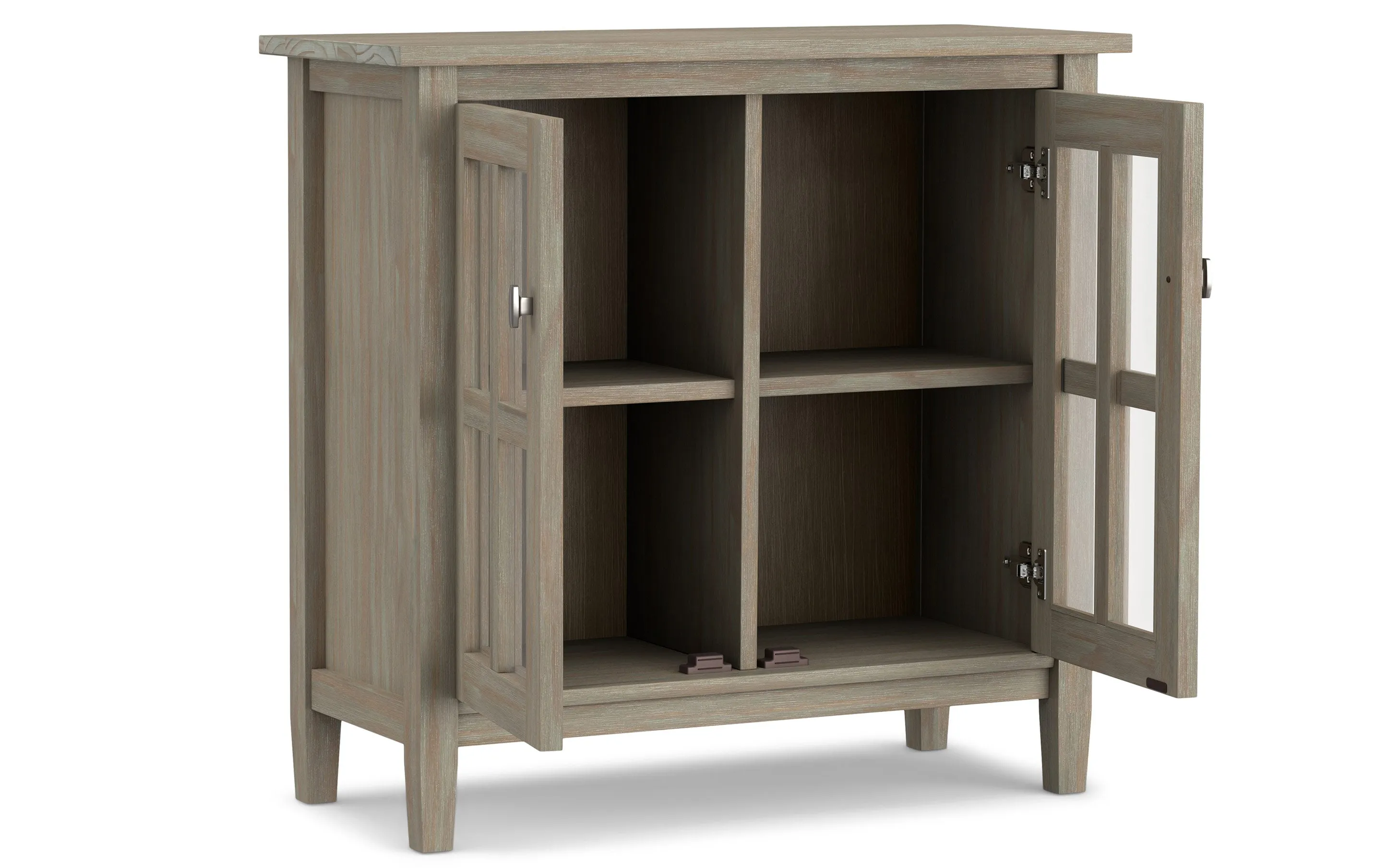 Warm Shaker Low Storage Cabinet