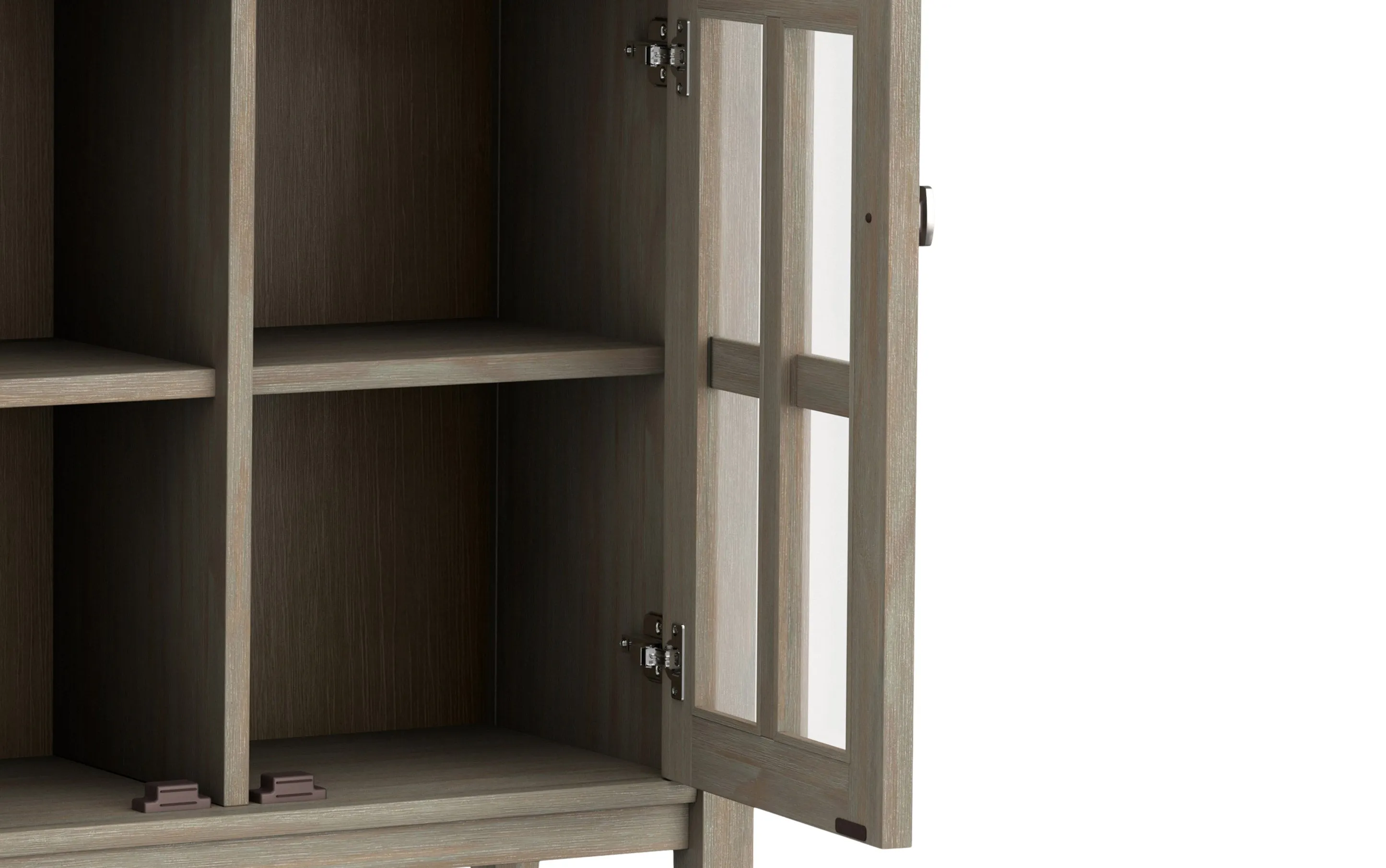 Warm Shaker Low Storage Cabinet